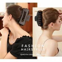 8 Pack Big Hair Claw Clips For Women Large Claw Clip For Thin Thick Curly Hair 90's Strong Hold 4.33 Inch Nonslip Matte Jumbo Hair Clips (8 Pcs)