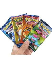 pokemon 4 Packs Pokemon Cards Y Pokemon Card Game Carte Trading Collection Card Pokemon Cards