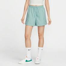Nike 女士 AS W NSW MR ESSNTL WVN SHORT 梭织短裤 FV7558-017 - 綠色 - 查看 3