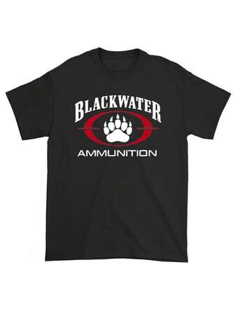 Blackwater Munition T-Shirt Männer Frauen Baumwolle T Kurzarm Marke T-Shirt Retro Hip Hop Männer Kleidung Sommer Tops Streetwear