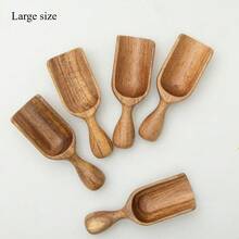 罐头木勺、相思木量匙、罐头木勺、浴盐量匙、洗衣粉铲、面粉木勺、茶匙、咖啡勺、燕麦量匙、多用途木勺、送给妻子的礼物、送给母亲的礼物 - 原木色 - 查看 21