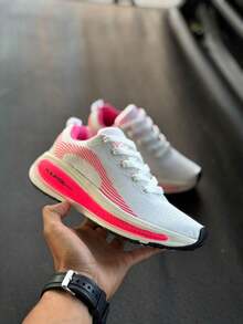 Women's Sports Tennis Shoes Comfortable Soft Lightweight Stylish Gym Running Marathon Crossfit Cost Benefit - 白色的 - 查看 2