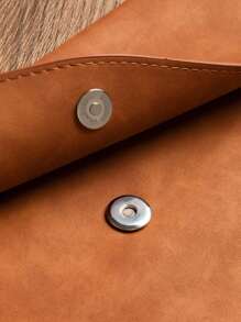 1pc A4/A5 2026 Planner PU Leather Waterproof File Folder, Document Organizer, File Envelope Set, Tablet Sleeve, With Magnetic Snap Closure, Suitable For Home, School, Office, Student Stationery (Brown, Black, Green, Gray, Blue)