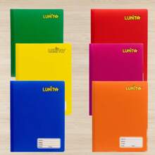 Paquete de 6 Libretas Cosidas Profesional 100 Hojas Rayadas Contiene 1 Pieza de Cada Color Excelente calidad y diseño Notebooks Funcional y práctico diario uso clientes - Multicolor - Ver 2