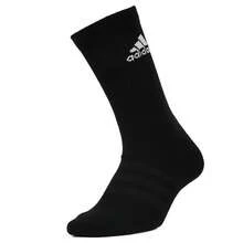 Adidas 1 双男女通用高帮运动袜，适合跑步、篮球、踝袜 [XS] 建议鞋码：34-36/21-22cm [S] 建议鞋码：35-38/21-23.5cm [M] 建议鞋码：39-42/24-26cm [L] 建议鞋码：43-46/26.5-28.5cm - 黑色 - 查看 2