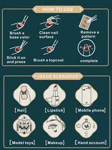 3D立体雏菊美甲贴纸，可爱花卉美甲贴花，适合春夏美甲设计，女士及女孩美甲配饰 - 白色 - 查看 6