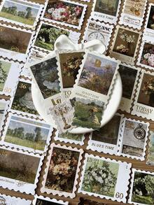 MOKING TRAVEL 30 miếng dán ngẫu nhiên hoa văn hỗn hợp - Xem 1