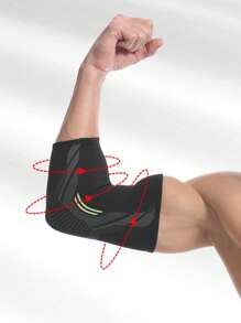 1Pc Nylon Elbow Brace - Breathable Compression, Sports Joint Cover For Badminton, Tennis, Basketball, Men & Women