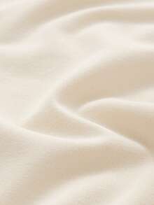 Basic Minimalist Crew Neck Double Layer Seamless Fitted Long Sleeve Top Casual Spring - Apricot - View 6