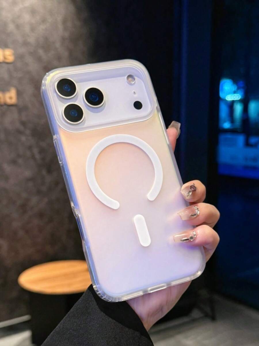 激光渐变磁吸手机壳，兼容 17 Pro Max、17 Pro、17 Air、16、16 Pro、16 Pro Max、15、15 Pro、14、14 Pro、14 Pro Max 系列