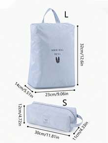 Bộ 1 túi đựng giày màu hồng, xám, xanh dương, trắng, túi đựng giày thể thao, du lịch, túi đựng giày chống ẩm, chống ố vàng cho ký túc xá sinh viên, túi đựng giày du lịch có dây rút, túi đựng giày chống bụi, đồ dùng cần thiết cho cả nam và nữ, đồ dùng cần thiết cho du lịch trên tàu biển, đồ dùng cần thiết cho kỳ nghỉ. - Nhiều màu - Xem 4