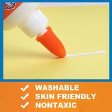 Crayola Elmer's Glue-All 多用途液体胶、史莱姆胶和手工胶，可水洗，超强，适合儿童，非常适合制作史莱姆 - 每瓶 40 毫升，12 支