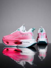 L.S.W.P Herrskor med bekväma vardagskläder, halkfria och slitstarka sulor - Lämpliga för löpning, jogging, tennis och gym - Bekväma vardagsskor, lämpliga för alla årstider - Rosa - Visa 19