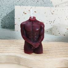 1pc Human Body Model DIY Scented Candle Decor, Suitable For Home Decoration, Restaurant, Birthday, Party, Bathroom Fragrance Ornament - Black - View 11