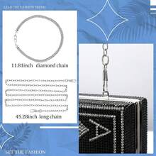 Women Poker Card Evening Clutch Purse Casino Vegas Novelty Purse Hearts Bags Playing Cards(Black,Of Hearts) - 紅色 - 查看 9