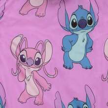 Lilo & Stitch Chaqueta Disney Stitch, chaqueta impermeable para niñas Lilo y Stitch, impermeable para niñas, impermeable Angel para niños - Lila Púrpura - Ver 8