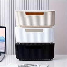 1-Pack Frost White Organizer Box For Power Strips, Surge Protectors, Chargers, Adapters, TV & Computer Wires - Cable Hider Box For Home/Office, Easy Assembly, Durable PP Plastic, Keeps Wires Organized, & Pets - 彩色 - 查看 4
