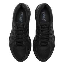 Asics 男士舒适轻便休闲鞋，JOG 100T (4E) 低帮系带跑步鞋，1021A463-001 - 黑色 - 查看 4