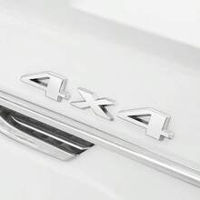 Metal Emblem 3D Split 4X4 Four-Wheel Drive Sticker Suitable For Cars, Trucks, Motorcycles, SUVs, Engine Covers, Trunk Fenders, Side Doors, Body Decoration Stickers Accessories