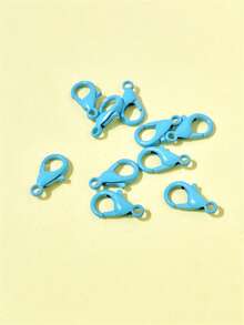 10pcs/50pcs/100pcs Enameled Colorful Zinc Alloy Lobster Clasp, DIY Necklace Bracelet Bag Charm Connector Accessories - Lobster Clasp - View 9