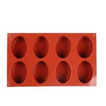 1 个硅胶蛋形模具 - 非常适合制作自制果冻、布丁和巧克力蛋；可重复使用的蛋形模具、模具、自制果冻模具、布丁模具、巧克力蛋模具、自制甜点模具