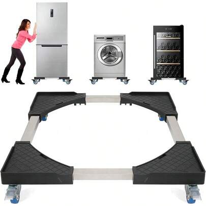 Base Soporte Movil Ajustable Refrigerador Lavadora Mueble,decoraciones de Halloween, disfraces de Halloween, decoración de otoño, decoración de festivales