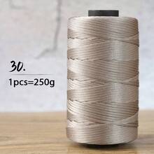 250g Summer Crocheted Flat Ribbon Yarn, 100% Polyester Cord, Handmade Weaving Material For Crochet Summer Sun Hats, Sandals, Bags - Multicolor - View 38