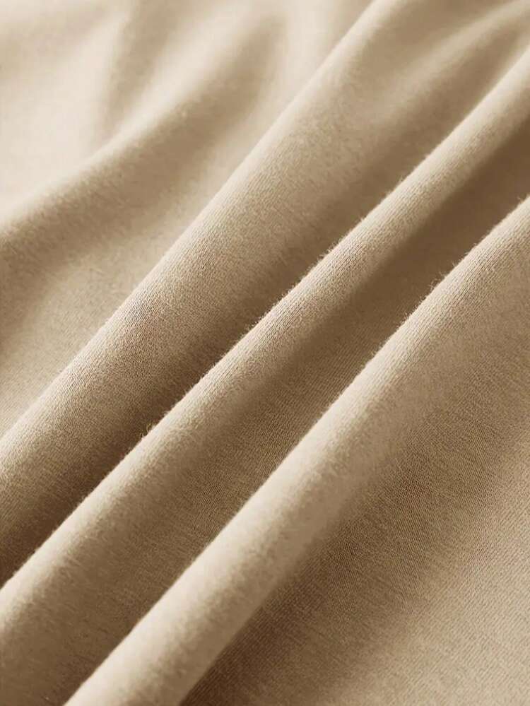 Plus Size T-Shirts - 奶油色 - 查看 4