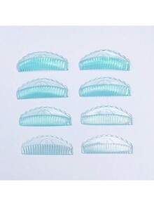 10/8pcs Lashlift Pads Shields 2025 New No Glue Eyelash Lifting Shield Self Sticky Lash Lift Rods Lami Lamination Roller U Curler Pad Soft Eyelash Perm Rod 5 Size Air Bubble Silicone-Light Weight Guard - Multicolor - View 12