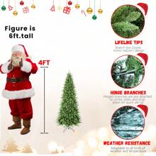 4/6/7.5/8/9 Ft PE/PVC Mixed Flocked Christmas Tree With Artificial Leaves, Equipped With An Easy-To-Install Metal Stand, Suitable For Indoor Placement And Outdoor Theme Parties, New Year Room Home Decoration, Christmas Decorations, And The Best Birthday Gift