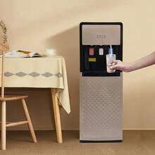 Hot & Cold Standing Water Dispenser,  Water Dispenser Bottom Loading Water Cooler For 5 Gal Bottles W/Indicator Lights	For Home,Office Use (White/Champaign Gold/Silver Grey) - 查看 3