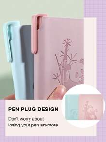 1set熊猫方形小笔记本便携口袋方形小笔记本小号高颜值熊猫超可爱记事本开学季