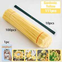 30厘米绿色花茎铁丝+视频教程，60色雪尼尔绒条，适合万圣节、返校季，30厘米彩色绒条手工材料，雪尼尔绒条，毛绒金属丝扎带，价格实惠，品质优良 - 彩色 - 查看 28