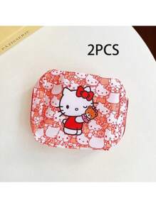 Sanrio 1 stuk schattige Oxford stoffen draagbare cosmetische tas met ritssluiting, opbergorganizer voor maandverband