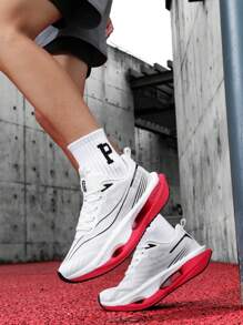 L.S.W.P Men's Casual Comfortable Sports Shoes, Non-Slip Durable Soles - Suitable For Running, Jogging, Tennis And Gym - Casual Comfortable Sports Shoes, Suitable For All Seasons - White - View 8