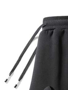 男士长裤一件装，适合秋冬季穿着，可用于健身、跑步、日常休闲和户外徒步。经典百搭。 - 黑色 - 查看 5