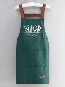 1pc Personalized Custom Hair Stylist Black Apron Hairdresser Beauty Salon Cosmetologist Cosmetology School Barber Gift Custom,Unique,Personalized Ideal Gifts For Him Her,Boyfriend,Girlfriend,Dad,Mom,Family,Friends For Anniversaries,For Valentine's Day,For Mother's Day,For Birthdays,For Children's Day,For Father's Day,For Graduation,For Weddings,For Christmas,For Housewarming