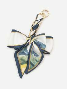 NYXIA Handmade Woven Silk Bowknot Bag Extension Chain, Women's Handbag Shoulder Bag DIY Extension Chain, Retro Metal Bag Strap Replacement Accessories, Birthday Or Holiday Gifts For Family/Friends/Classmates/Girlfriends - Multicolor - View 12