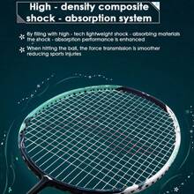 LI-NING HALBERTEC 6000 (4U) Series Badminton Racquet – Enlarged Effective Defensive Area, Shock Absorption (Single Racquet, Unstrung), High-Rigidity Carbon Fiber, Weight 80-85 Grams, Maximum String Tension: 30 Lbs, Model AYPU007