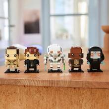 LEGO Quadratischer Kopf Junge Serie 40796 Rache der Schwester Helden und Schurken Baustein Spielzeug Geschenk zum Kindertag