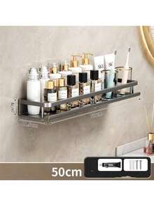 Kệ nhôm phòng tắm, giá đựng dầu gội và mỹ phẩm, kệ đựng đồ nhà bếp, kệ treo tường. - Nhiều màu - Xem 1