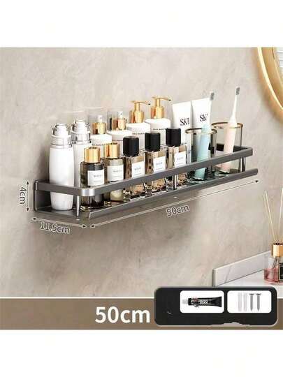 Kệ nhôm phòng tắm, giá đựng dầu gội và mỹ phẩm, kệ đựng đồ nhà bếp, kệ treo tường.
