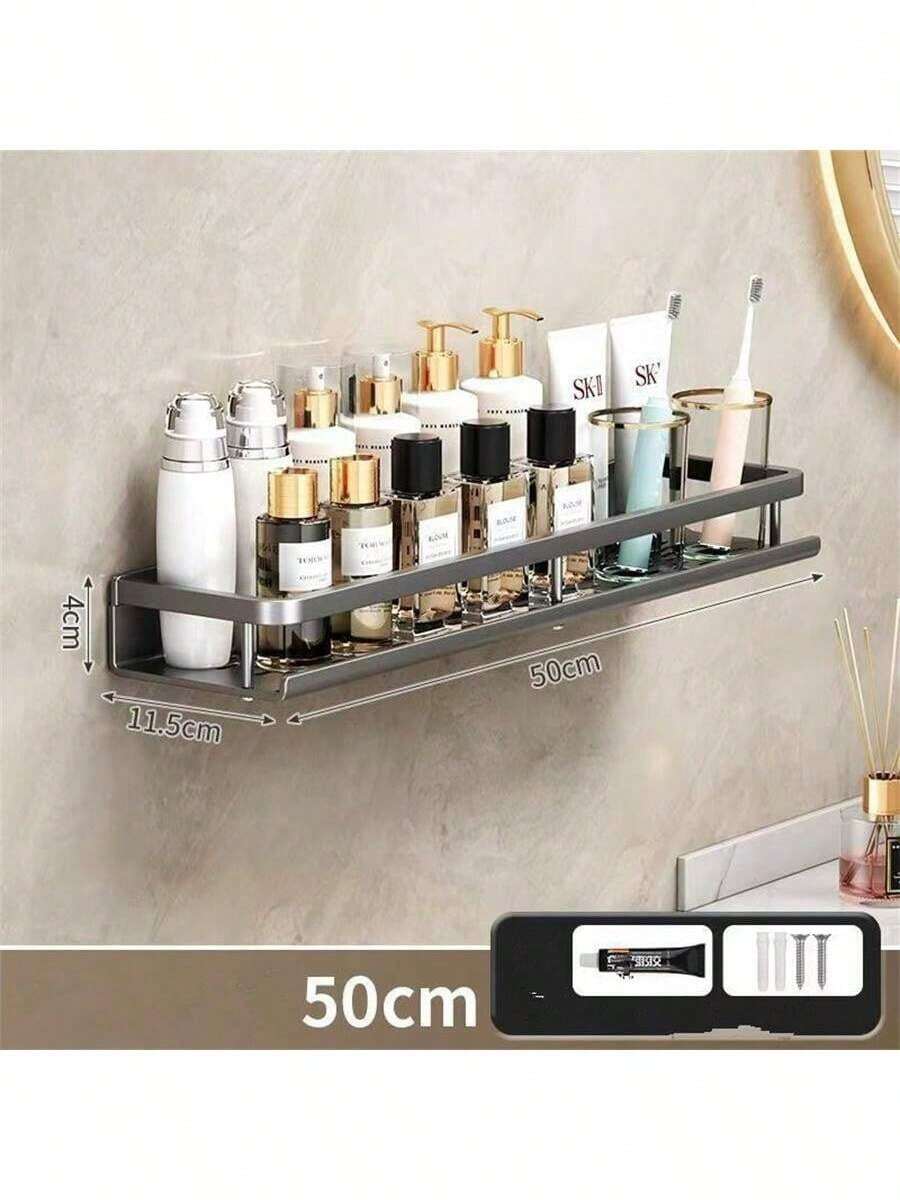Kệ nhôm phòng tắm, giá đựng dầu gội và mỹ phẩm, kệ đựng đồ nhà bếp, kệ treo tường. - Nhiều màu - Xem 1