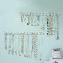 Giá treo vòng cổ, móc treo vòng cổ bằng acrylic, hộp đựng vòng cổ treo tường, móc treo trang sức vòng cổ, vòng tay, dây chuyền - Nhiều màu - Xem 8