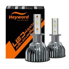 2 Sets H7 LED Canbus Car Headlight Bulbs, Super HB4 H11 H4 H1 9012 HB3 9005 9006 Light Bulbs 6000K 3000K 4300K 8000K Car Lights