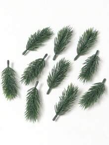 10/20 pièces Branches de pin artificielles - Décorations de Noël festives - Verdure luxuriante pour couronnes, guirlandes et décoration d'intérieur - Aiguilles de pin réalistes ajoutent du charme à Noël et aux jardins - Convient pour une utilisation intérieure/extérieure, plantes artificielles