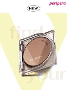 K-Beauty Peripera V Shading Contour, Matte Powder Contour Palette, 1:2:1 Ratio, Light Smooth, Velety Texture, Slimming Facial Nose, Natural Gradation, Bronzer Contour Palette,Korean Makeup - #01 Natural Brown (new) - View 8