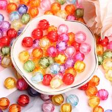 8/10mm Acrylic Colored Pumpkin Beads R DIY Bead Accessories Phone Chain Pendant Bracelet Jewelry Making Accessories - Hạt bí ngô - Xem 8