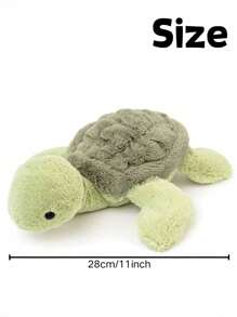 可爱奶油色海龟毛绒玩具海龟填充动物玩具海洋动物娃娃柔软枕头，非常适合装饰床或沙发，是婚礼和派对的理想礼物，是送给孩子女孩生日节日的完美礼物，柔软女孩、海龟玩具、女孩玩具、填充玩具、女孩玩具、It Girl、儿童沙发床、果冻猫、幼儿玩具