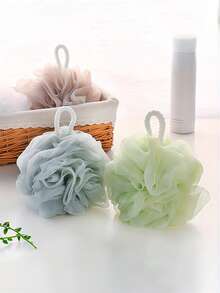 4 pezzi Spugne esfolianti in pizzo, spugne per spa di casa super esfolianti, spugne a rete per doccia, spugne da bagno per viso e corpo, ricche di schiuma e bolle, palle da bagno, spugne a rete per lavare il corpo, accessori da bagno